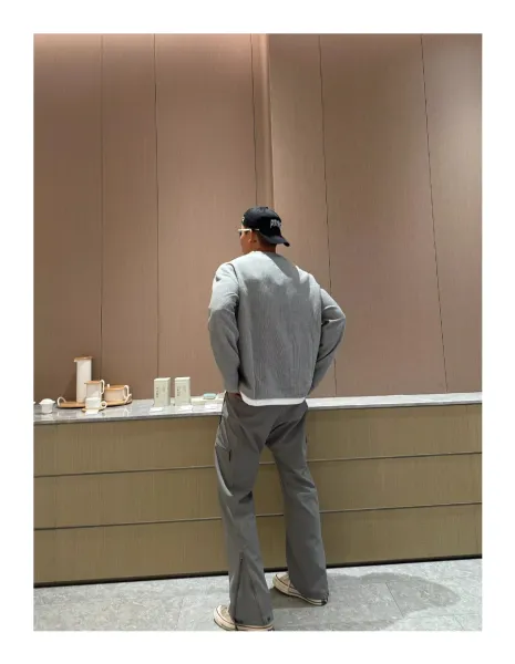 Design Leavo Johnson Technical Cargo Pants Gray Pants - 10