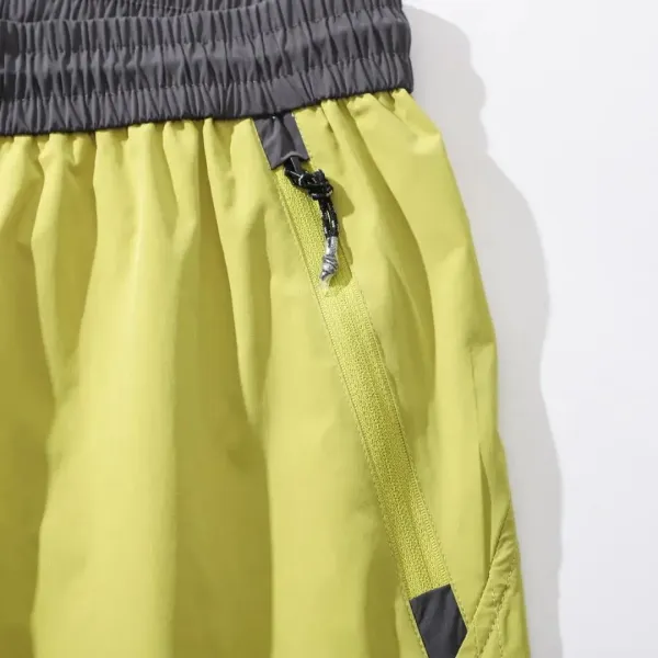 Design Outorave E.D.Q. Quick-Dry Performance Shorts Lime Green Shorts - 16