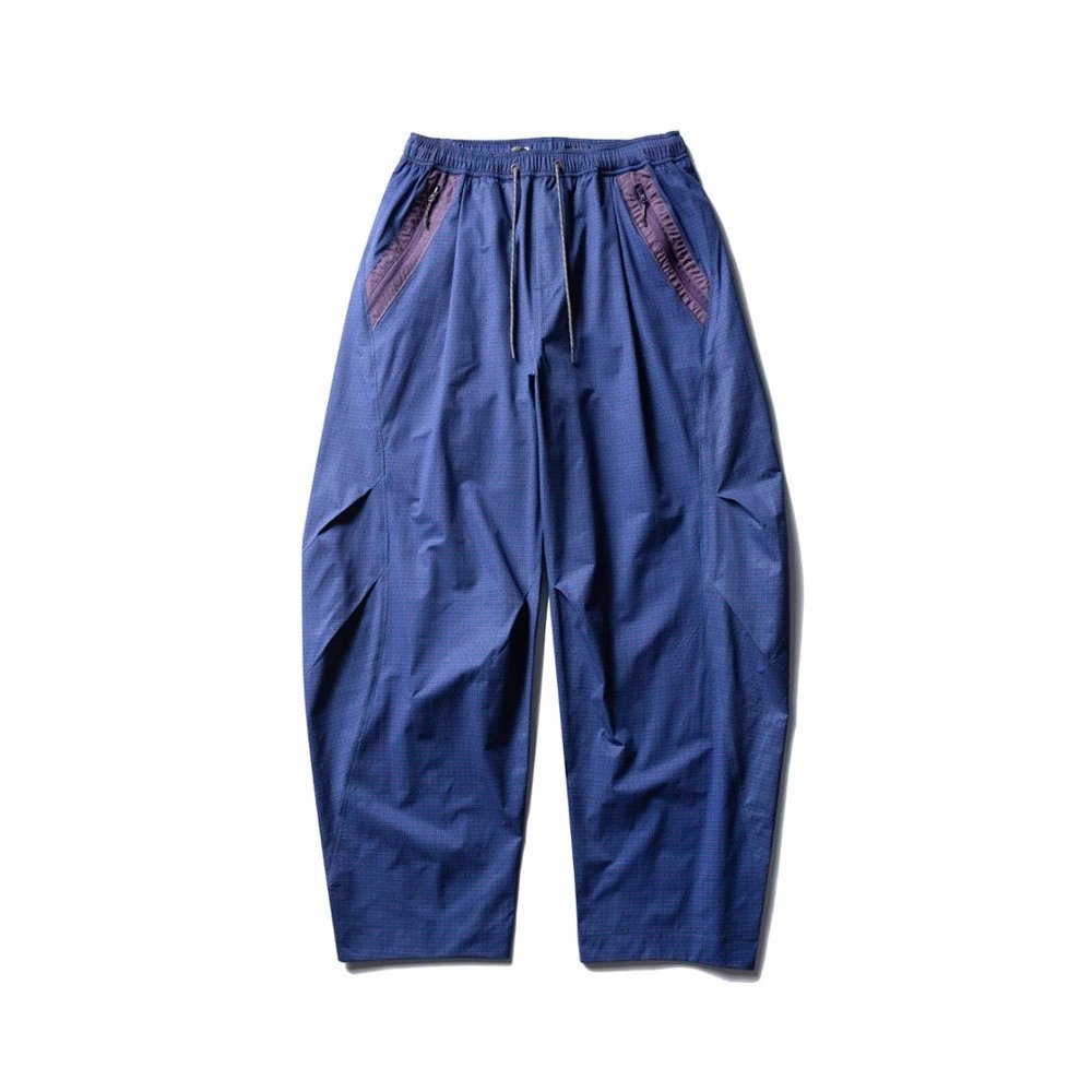 Design Utility Pants Navy with Purple Panel Accents