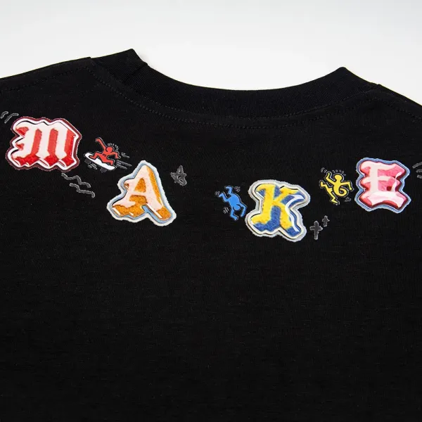 KAWS x Uniqlo Graphic Print Oversized T-Shirt Gray - 16