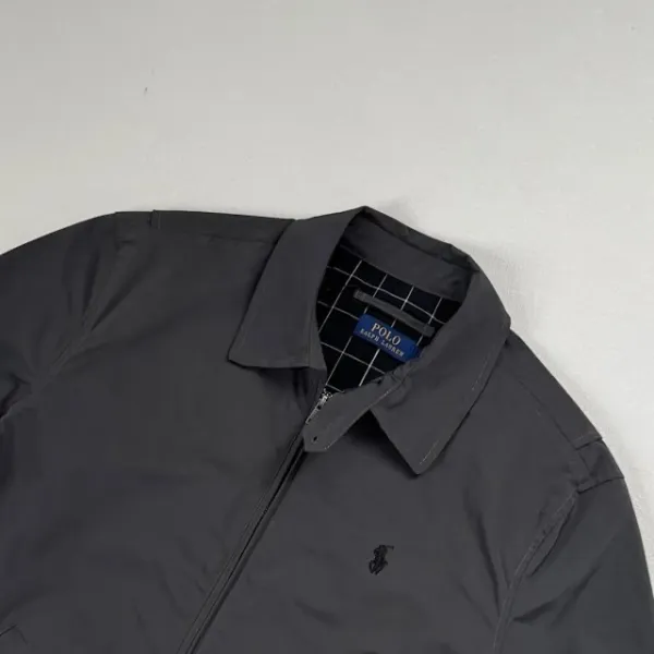 Polo Ralph Lauren Windbreaker Gray Outerwear - 16