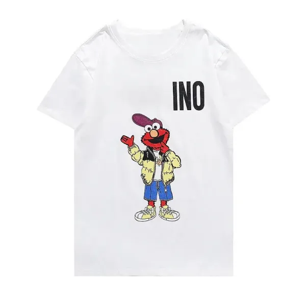 Design INO Bear Graphic Print Black T-Shirt T-Shirts - 5