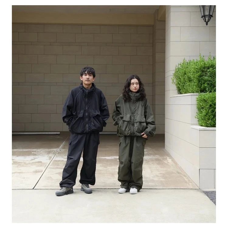 And Wander x ROA Black Olive Cargo Pants Utility