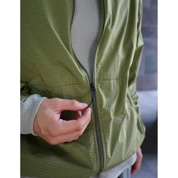 Design Goldwin Grid Tech Windbreaker Gray Jacket Outerwear.windbreaker - 18