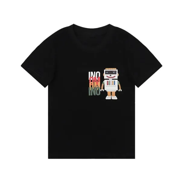 Design INO Bear Graphic Print Black T-Shirt T-Shirts - 14