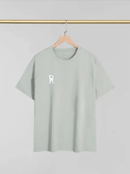 On Running Logo T-Shirt Sage Green T-Shirt - 1