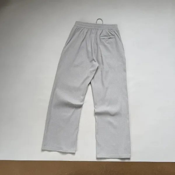 Design Yuxian 2023 Collection Waffle Knit Set Gray Pants and Sweater Sets - 22
