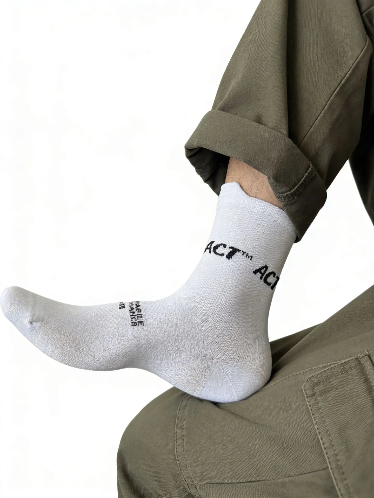 Design ACT ACT™ Logo Socks Black Socks - 10