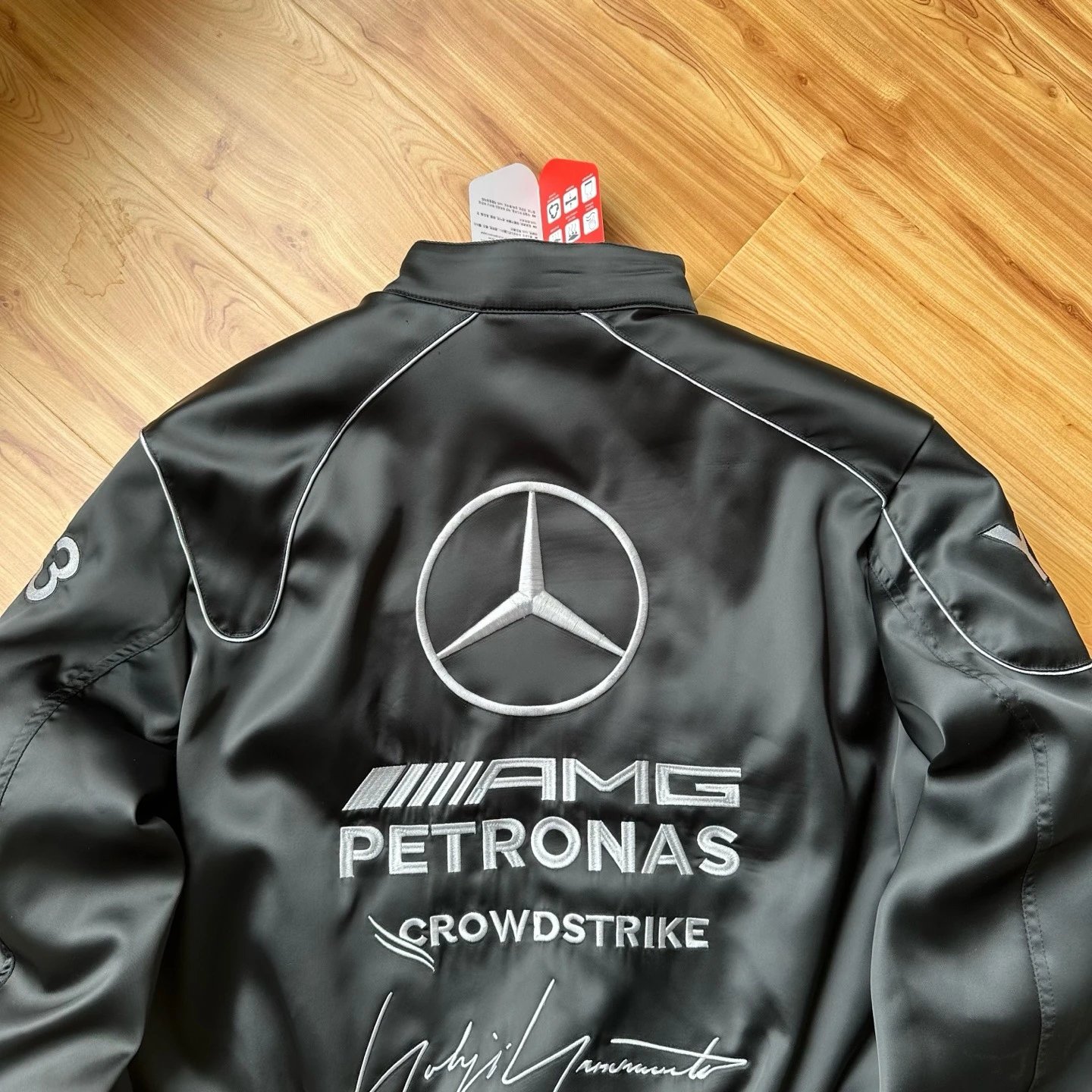 Adidas Y-3 Mercedes-AMG Petronas F1 Team Racing Jacket Black Outerwear - 11