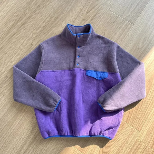 Patagonia Synchilla Snap-T Fleece Pullover Gray Tops - 39