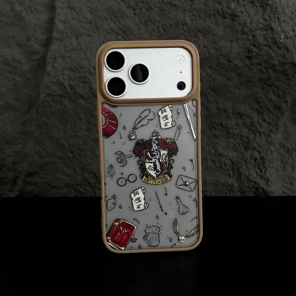 Design Ravenclaw House Crest Harry Potter Inspired Clear Phone Case with Magical Elements Phone Case - 9