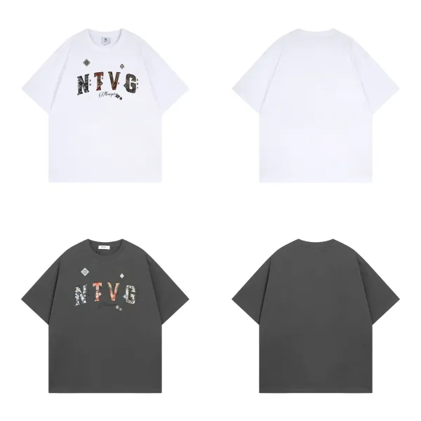 Design NTHVAGARY Graphic Print Oversized T-Shirt Black T-Shirts - 4