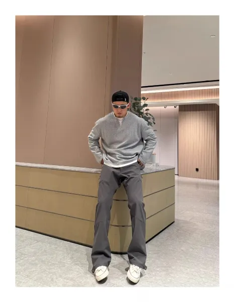 Design Leavo Johnson Technical Cargo Pants Gray Pants - 18