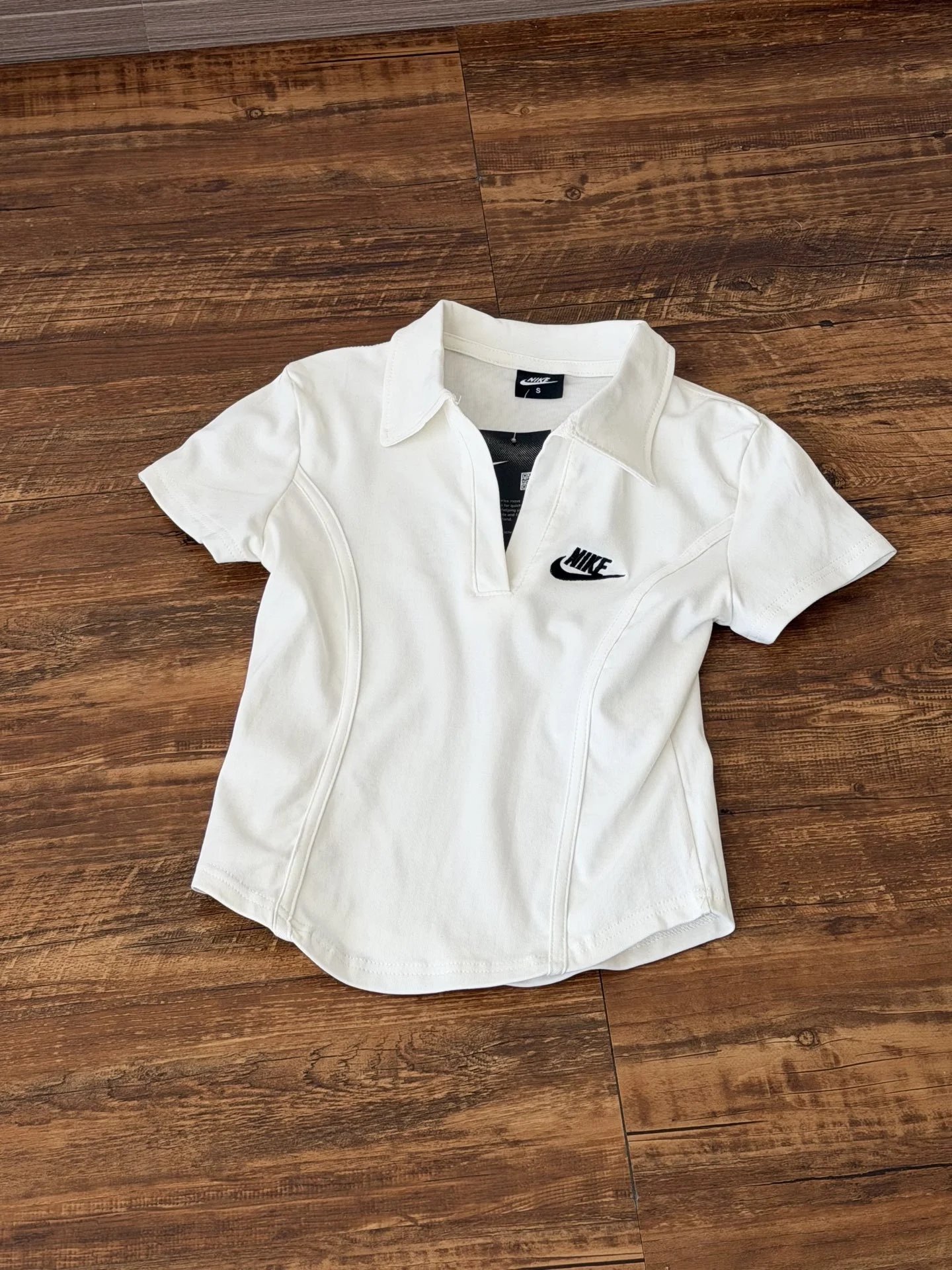 Nike Polo Shirt White Tops Polo