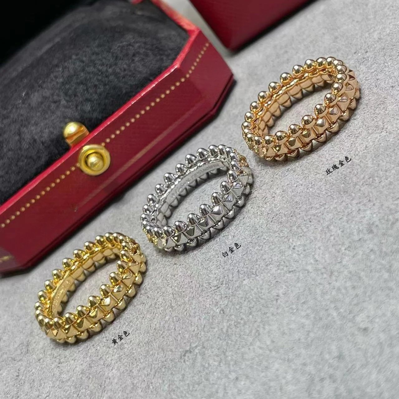 Cartier Clash de Cartier Ring Gold Jewelry - 11