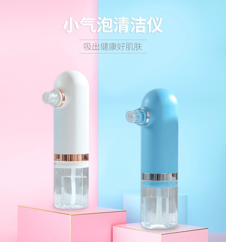 Design Micro Bubble Facial Cleansing Device White with Rose Gold Accents Electronics - 2