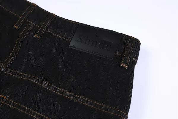 Design Riende Wide-Leg Denim Jeans Black Jeans - 14