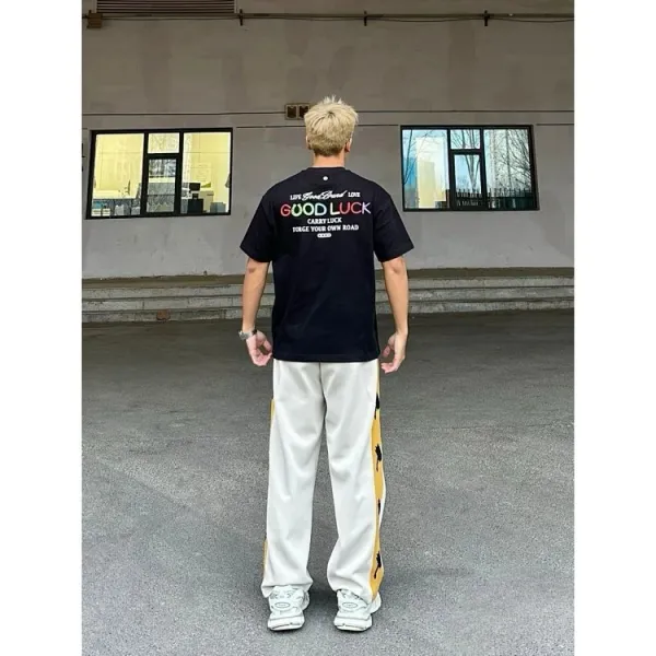 GOOD BRAND Rainbow Logo Graphic T-Shirt Black - 11