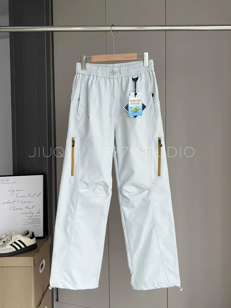 Design Outdoor Wind-Resistant Multi-Pocket Waterproof Straight-Leg Cargo Pants - 13