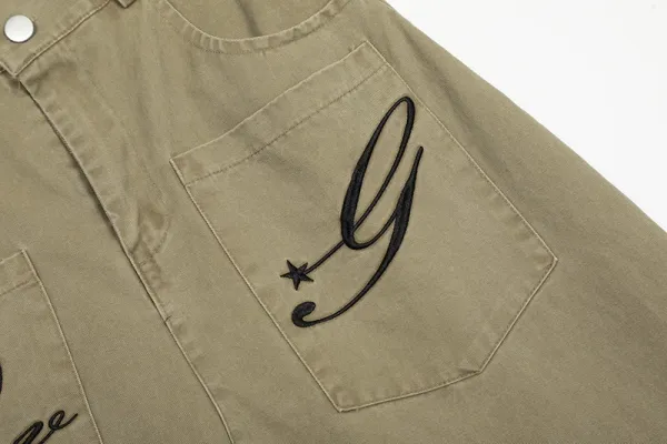 Design Baggy Cargo Pants Army Green - 14