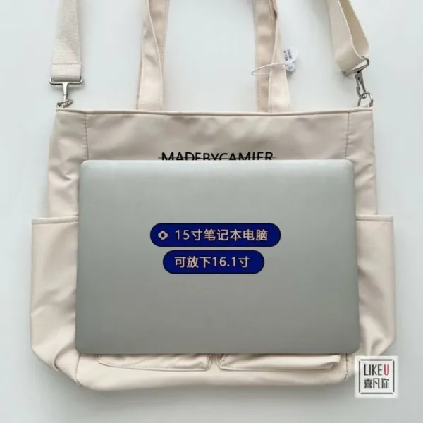 Design MADEBYCAMIER Utility Tote Bag in Dusty Blue Tote Bag - 36
