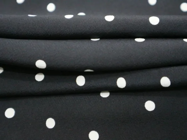 Design Polka Dot Spaghetti Strap Mini Dress Black - 19