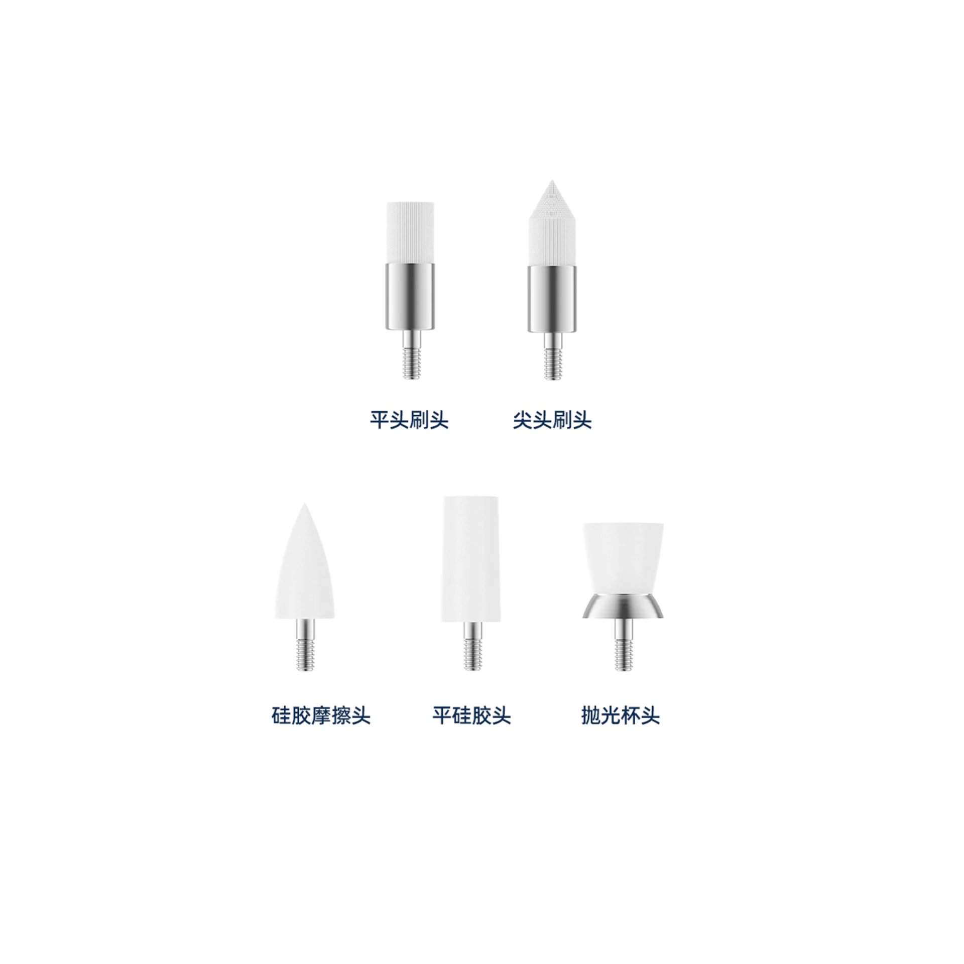 Design Replacement Tips for Electric Polisher White Accessories Electronics
