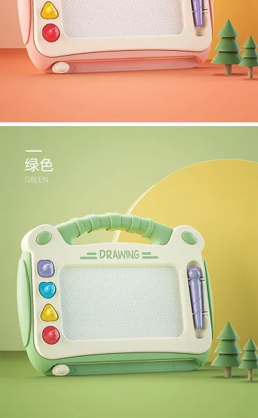 Design Luxury Edition Pink Magnetic Drawing Board for Kids Electronics - 16