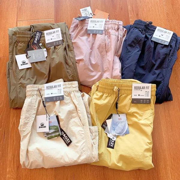 JNCO Wide-Leg Windbreaker Pants Pink - 14