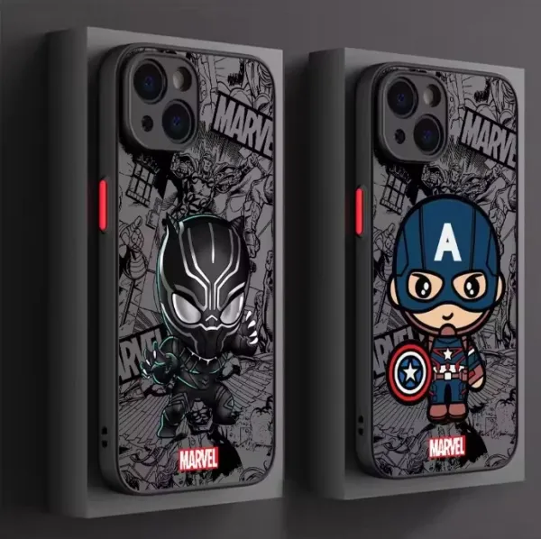 Design Marvel x Groot Cartoon Illustration Phone Case for iPhone Phone Case - 3