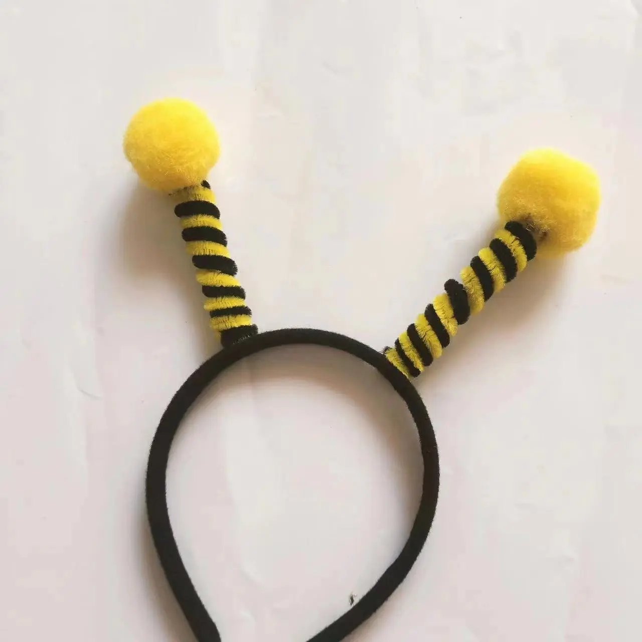 Design Bee Costume Set Yellow and Black Dress with Wings, Antennae Headband, and Striped Leg Warmers Dress - 12