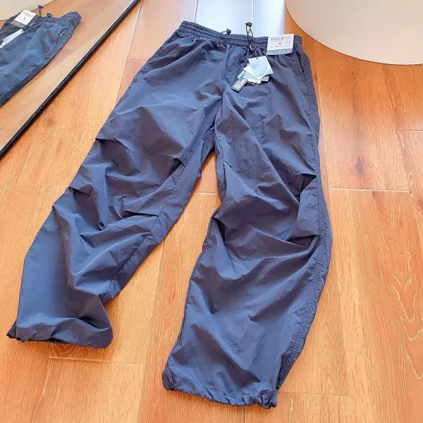 JNCO Wide-Leg Windbreaker Pants Pink - 32