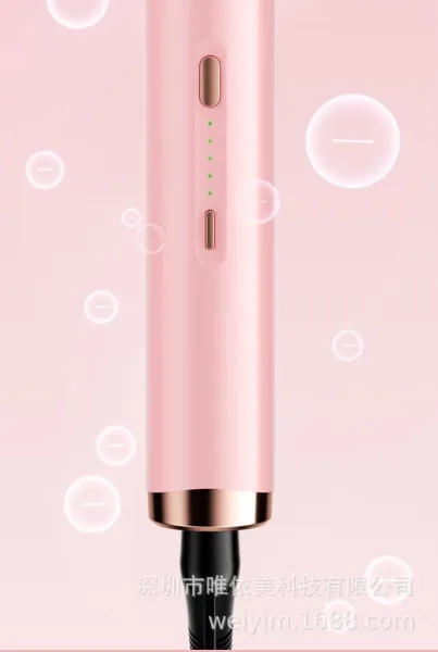 Design Oil Mist Hair Straightening Brush Pink Electronics - 5