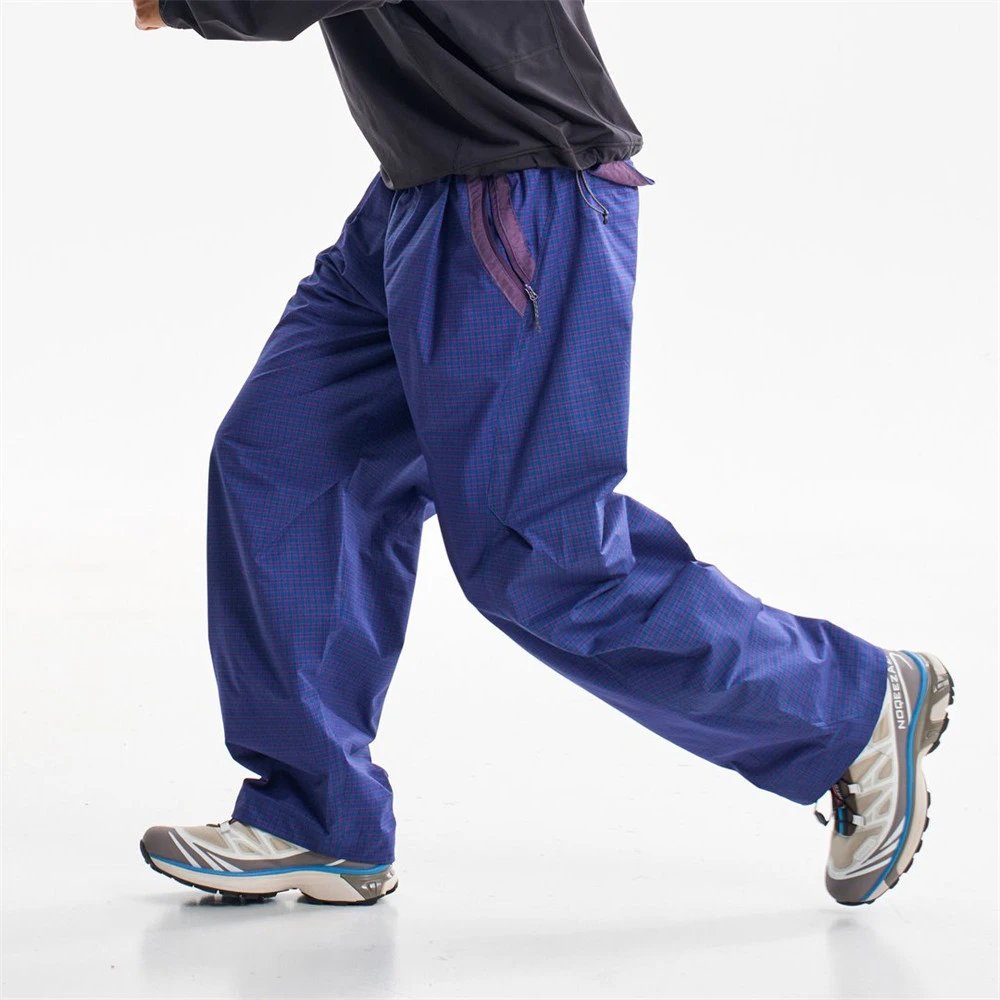 Design Utility Pants Navy with Purple Panel Accents - 22
