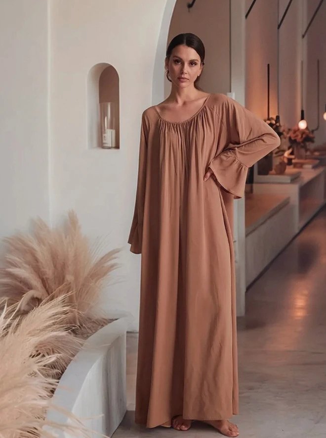 Design Asymmetrical Draped Maxi Dress Black - 21