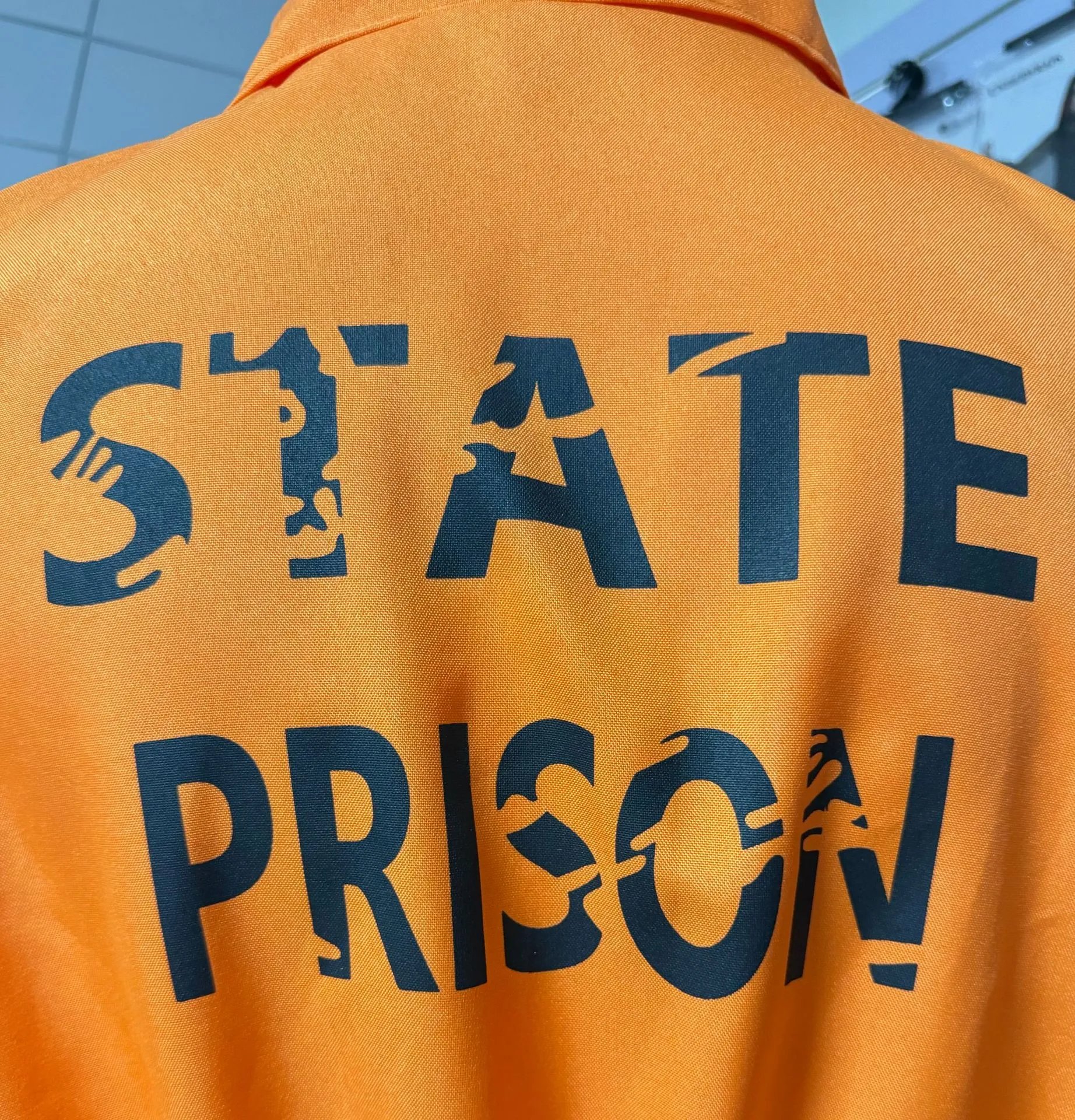 Design Orange State Prison Jumpsuit Costume Clothing - 15