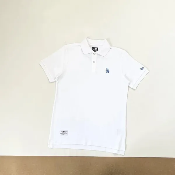New Era MLB Team Polo Black / Gray / White Polo Tops Polo - 16