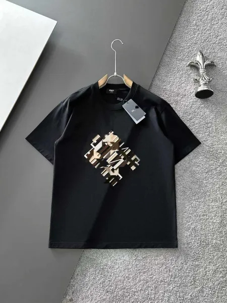 Fendi Graphic Print Black T-Shirt - 1