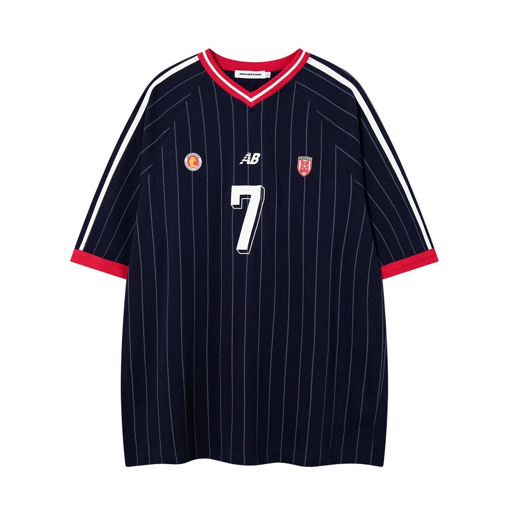New Balance x Mourfend Football Jersey Navy Pinstripe