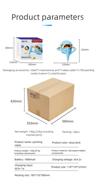 Design Robotic Drawing Robot White Electronics - 4