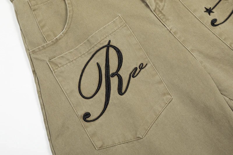 Design Baggy Cargo Pants Army Green - 11