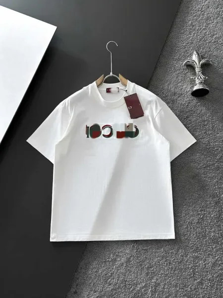 Gucci Logo Print White T-Shirt - 1