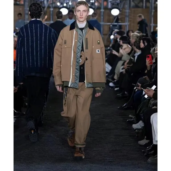 Carhartt Work In Progress Carhartt WIP Chore Coat Beige Outerwear - 6