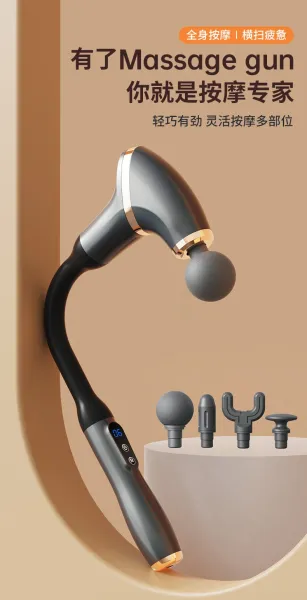 Design Percussion Massage Gun White Electronics - 4