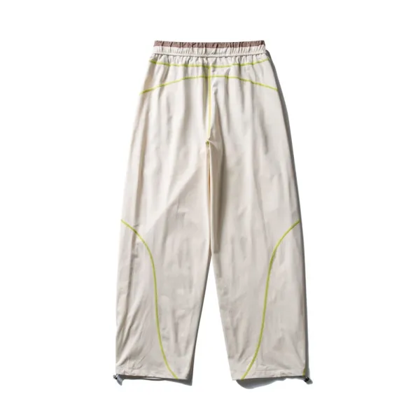 Design Baggy Cargo Pants Purple with Reflective Stitching - 32