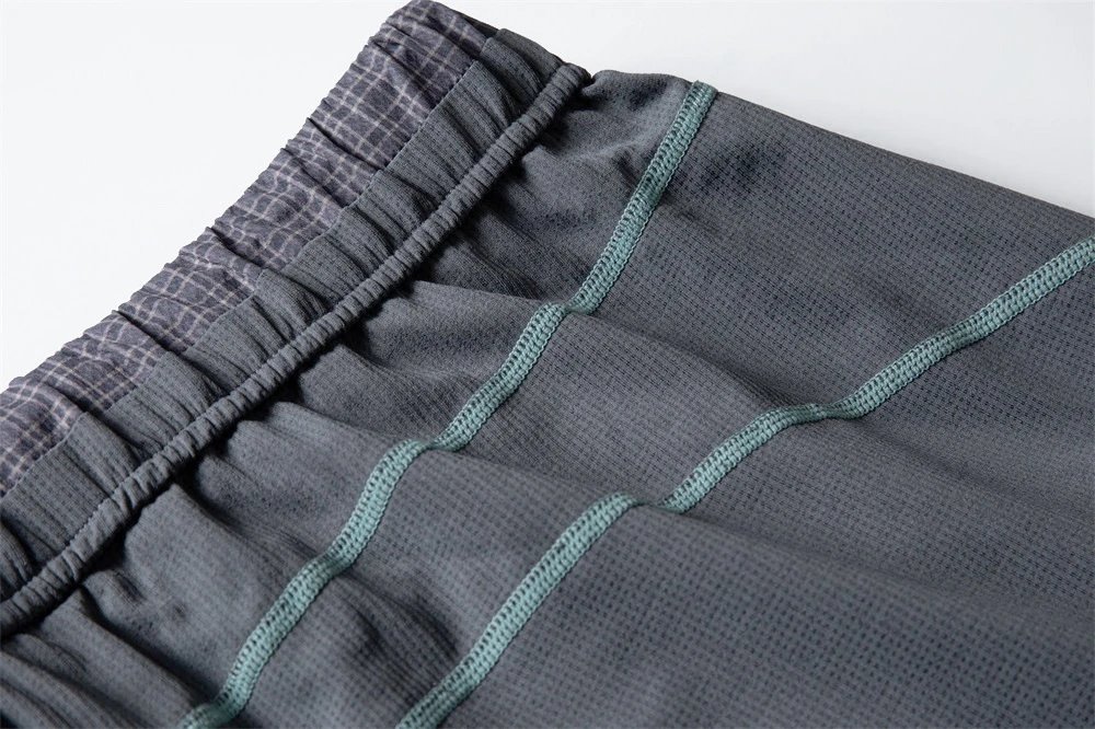 Design Baggy Cargo Pants Purple with Reflective Stitching - 43