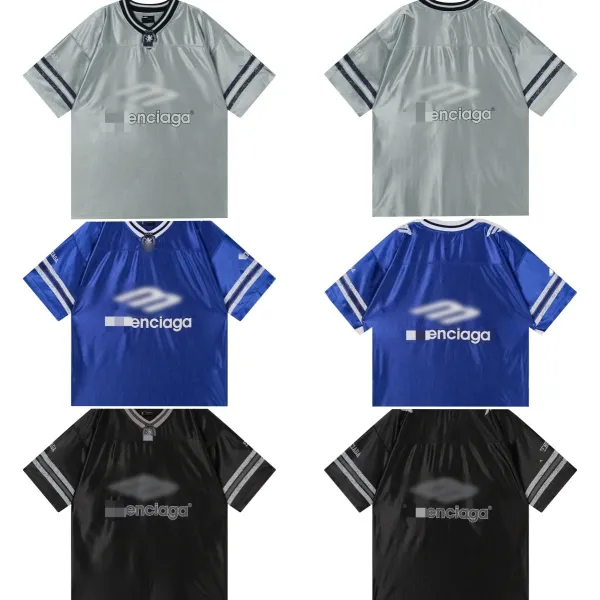 Design Enciaga Football Jersey Black Jersey - 3