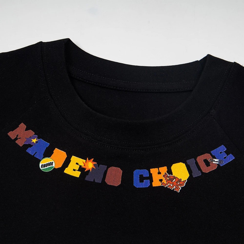 Aden Black Oversized Graphic Tee
