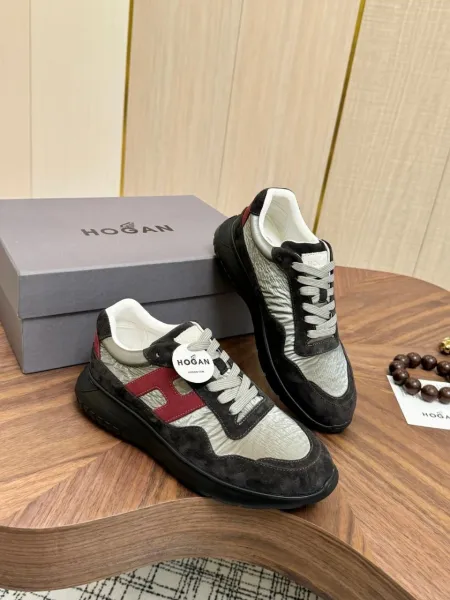 Hogan H222 Sneakers Black Silver Yellow Sneakers - 2
