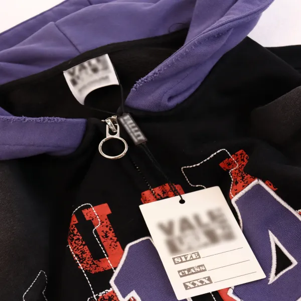 Design Valley 14 Ey - City of Dreams Black Purple Red Hoodie - 2